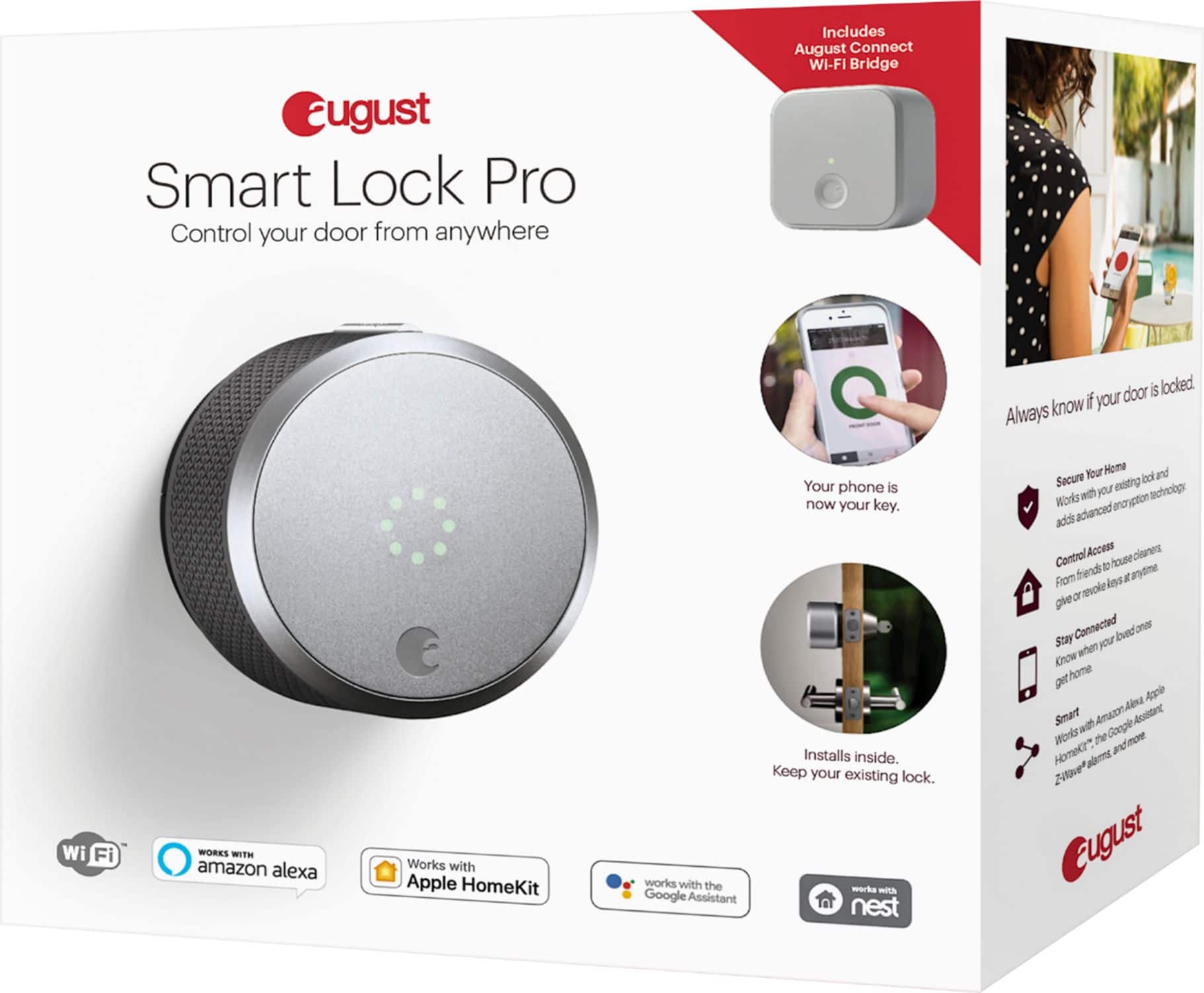 Pro Lock Key Check August Smart Lock Pro Review: 76/100 - The Retrofit Key